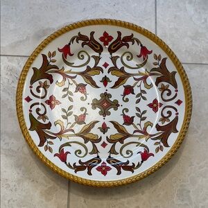 Pier 1 Earthenware Plate - Oralia 12 in